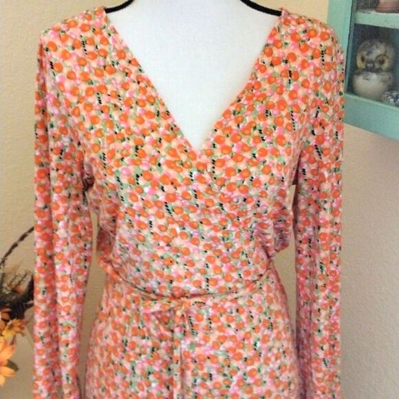 Max & Cleo Soft Knit True Wrap Dress - Picture 2 of 11